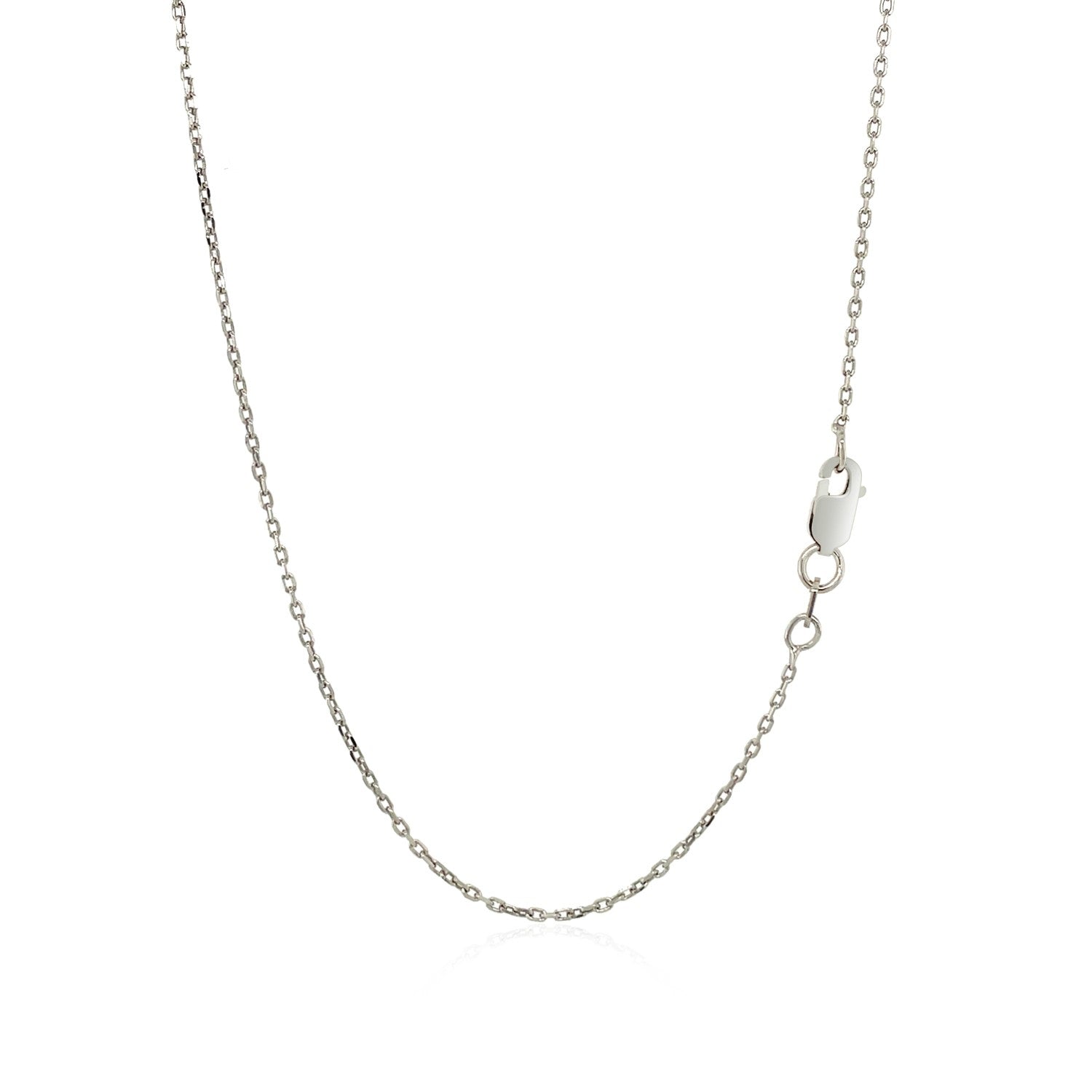Modern sterling silver cross pendant adorned with sparkling diamonds, featuring a delicate chain for an elegant touch.