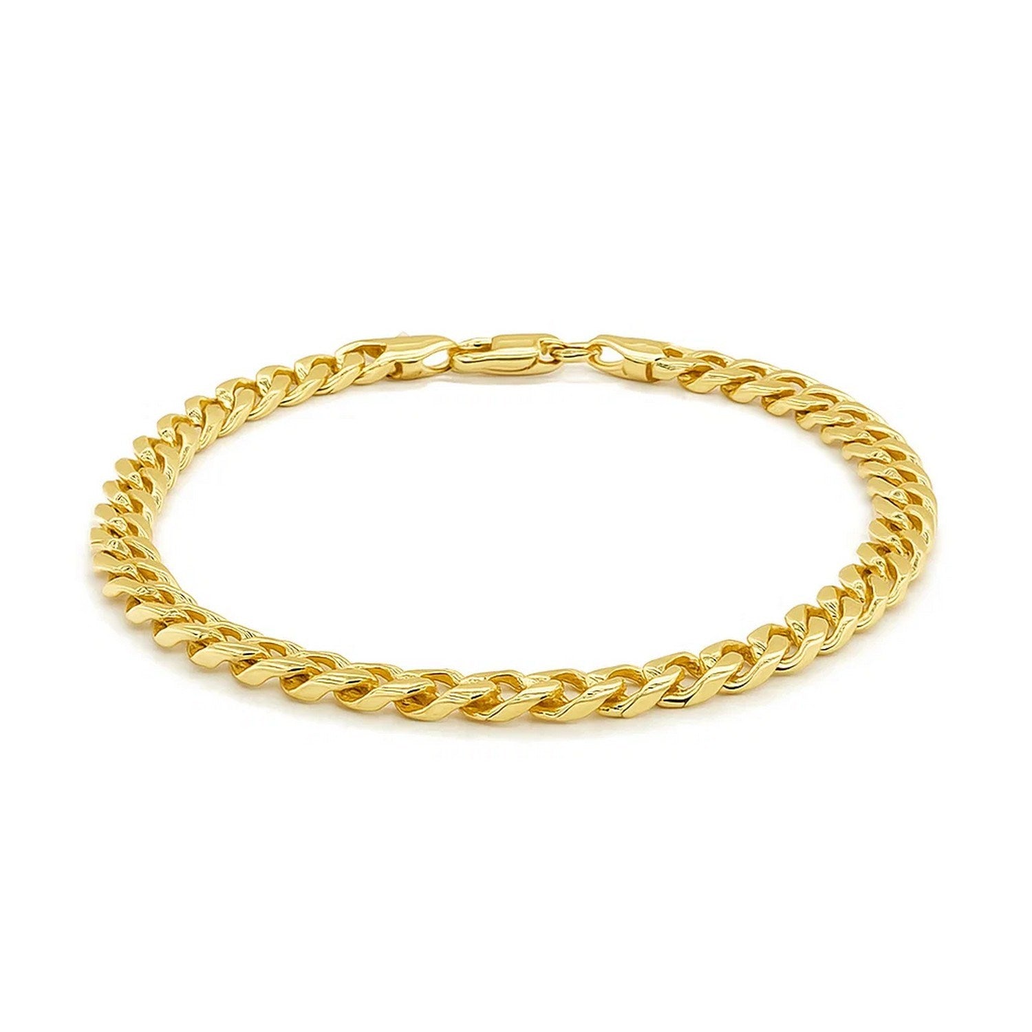 14k yellow gold Miami Cuban bracelet, modern link design, 6.00 mm width, perfect for luxury jewelry enthusiasts.