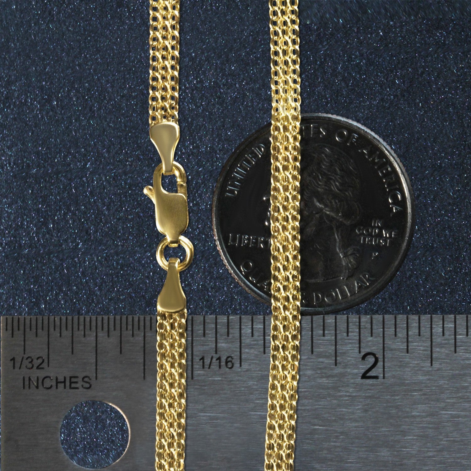 Elegant 14k yellow gold Bismark bracelet featuring a refined link design, perfect for luxury jewelry enthusiasts.