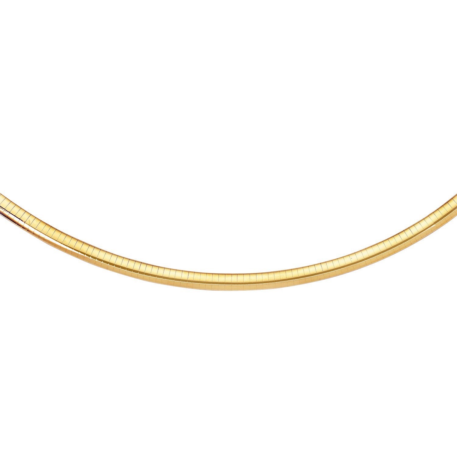 14k yellow gold classic omega bracelet with elegant link design, perfect for timeless luxury styling.