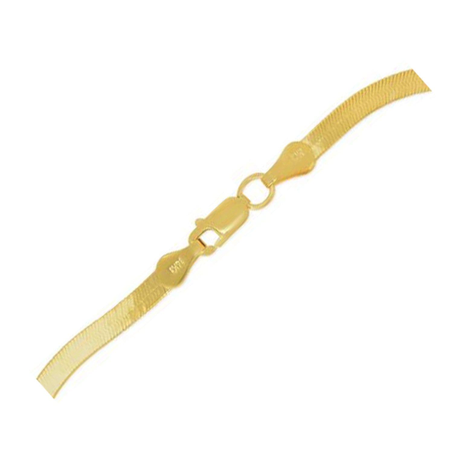14k yellow gold super flex herringbone chain, elegant design, 1.50 mm width, perfect for layering or standalone wear.