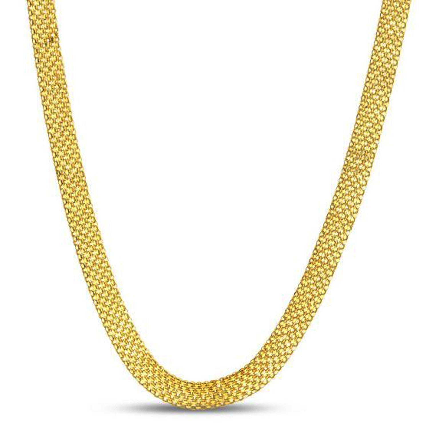 14k yellow gold Bismark chain, 7.00 mm, featuring a classic round design for timeless elegance.