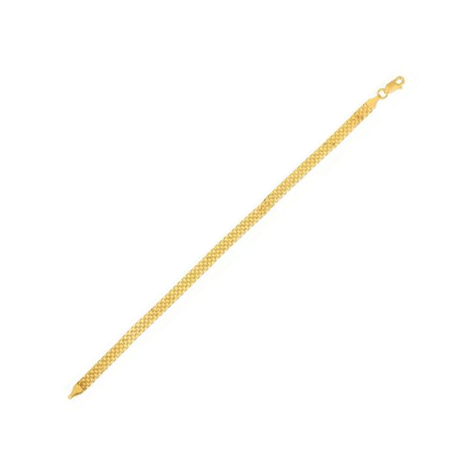 14k yellow gold Bismark chain featuring elegant links, perfect for layering or as a statement piece in luxury jewelry.