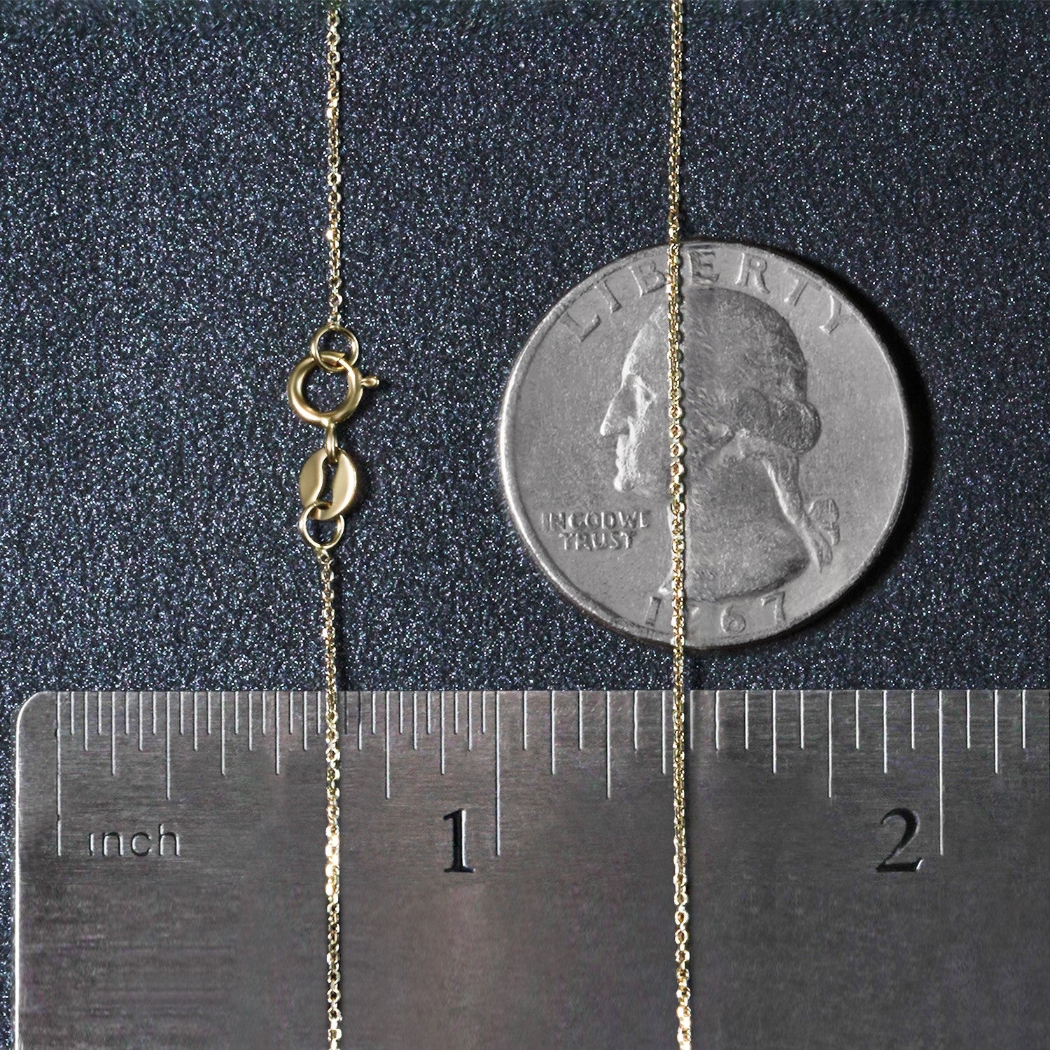 14k yellow gold diamond cut cable link chain with modern design, showcasing exquisite craftsmanship and elegance.