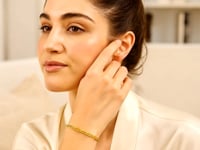10 Karat Gelbgold-Büroklammerarmband (2,50 mm)