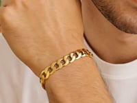 10k gult guldarmband (7,00 mm)