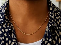 Цепочка в форме овала из жёлтого золота 14K (2.00 мм)