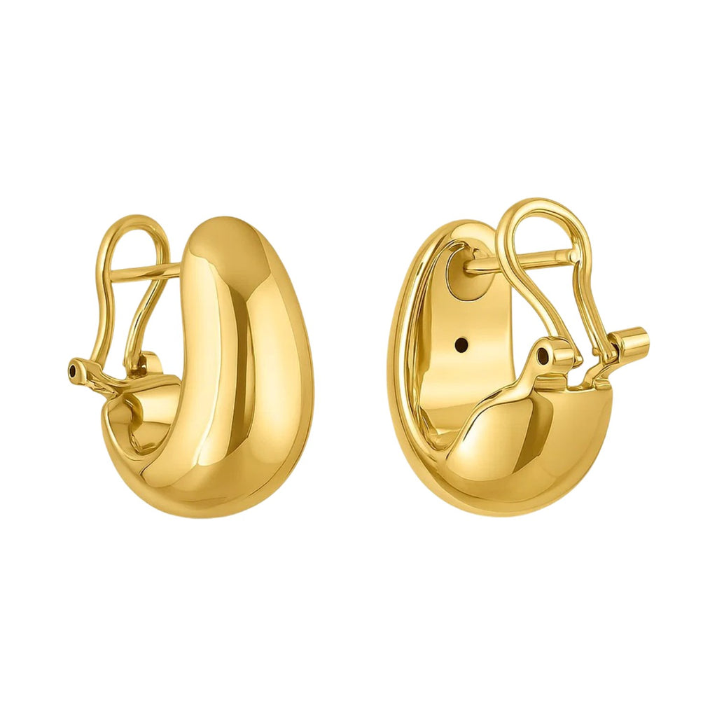 14k yellow gold textured fancy hoop earrings showcasing a modern design with exquisite craftsmanship and elegance.