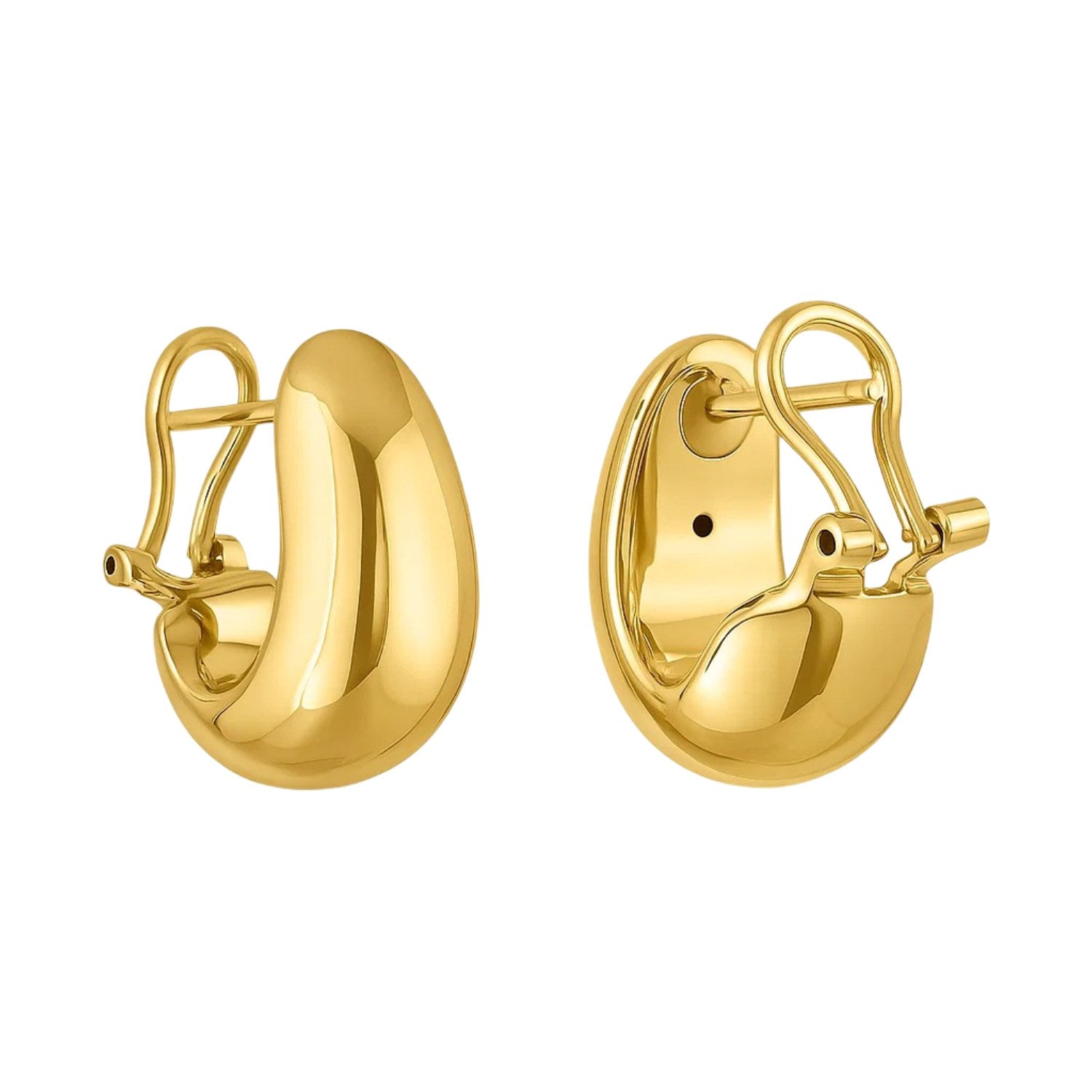 14k yellow gold textured fancy hoop earrings showcasing a modern design with exquisite craftsmanship and elegance.