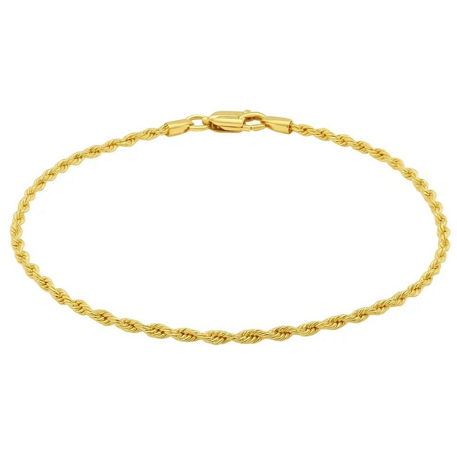 10k yellow gold diamond cut rope bracelet showcasing modern luxury with intricate detailing and a polished finish.
