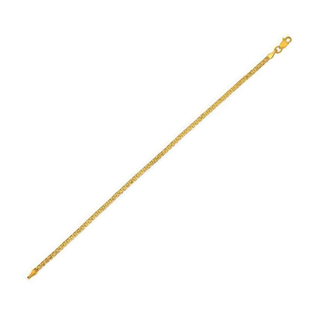 14k yellow gold Bismark bracelet featuring an elegant chain design, perfect for sophisticated luxury jewelry lovers.