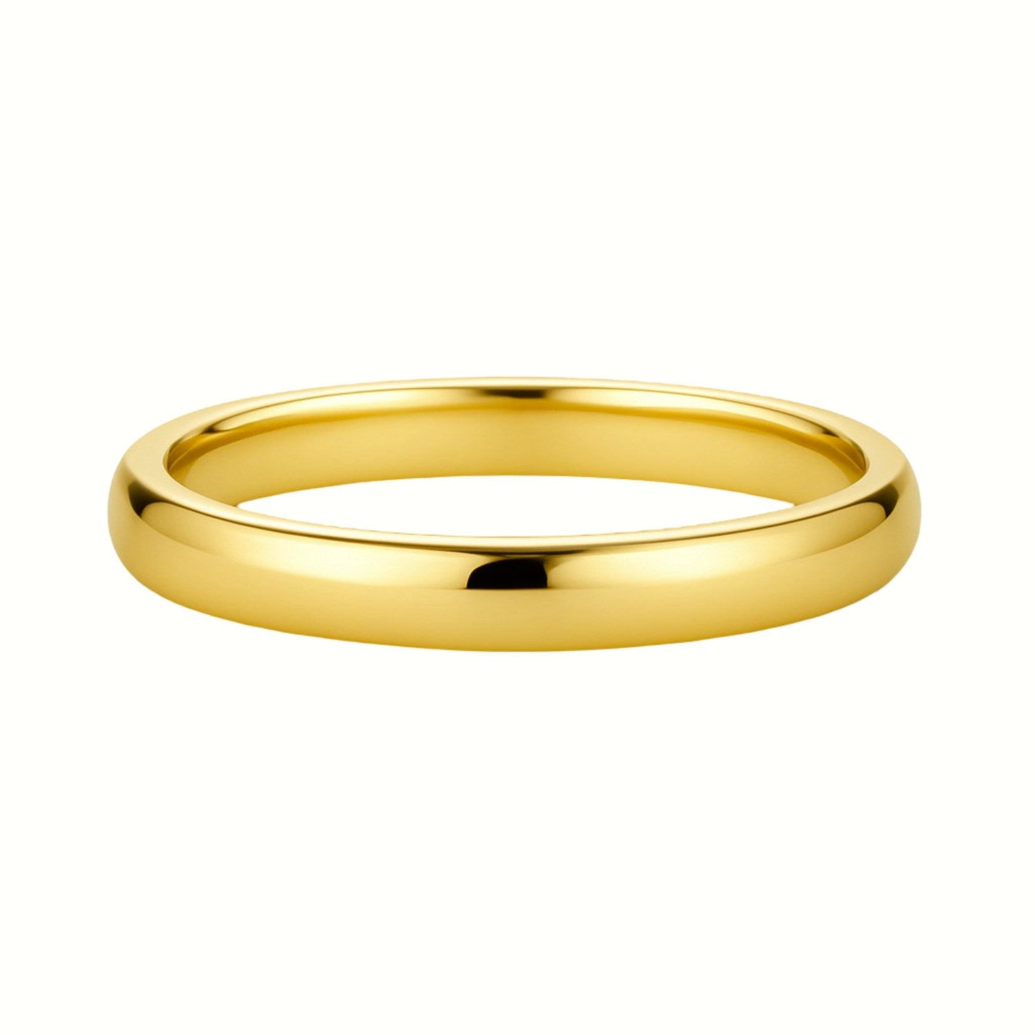 14k yellow gold polished comfort fit wedding band ring, 4.00mm, modern elegance for timeless luxury.