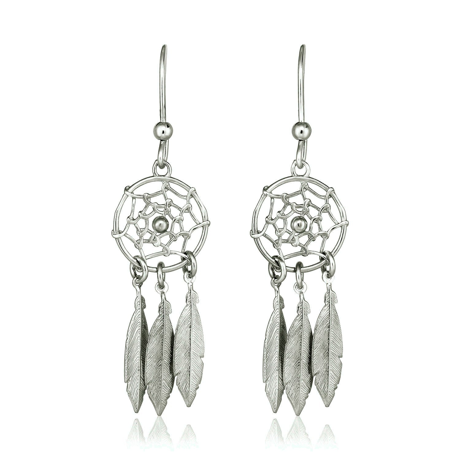 Sterling silver textured polished dangle earrings exuding elegance and sophistication for any occasion.