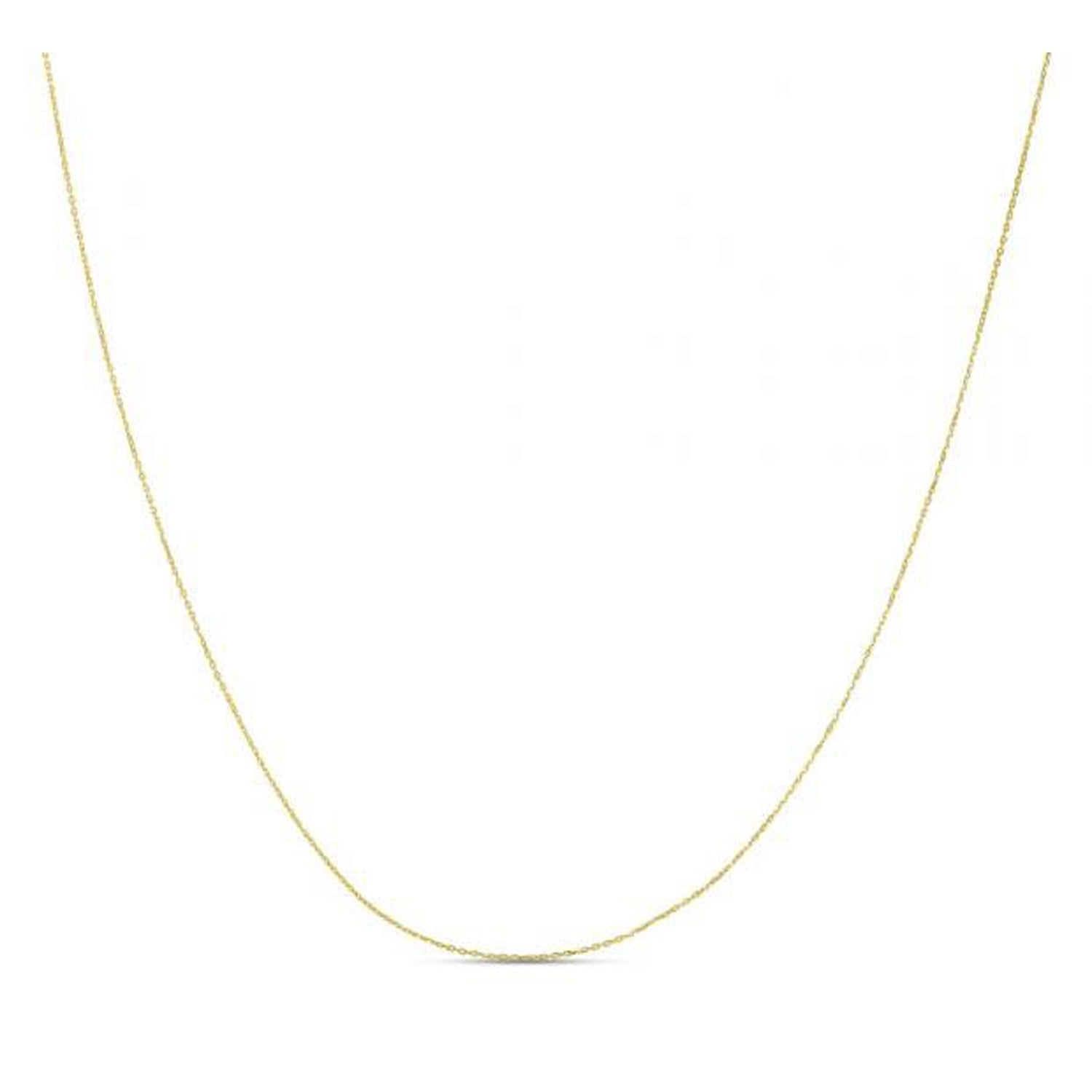 Elegant 14k yellow gold double extendable diamond cut cable chain showcasing exquisite craftsmanship and luxurious design.