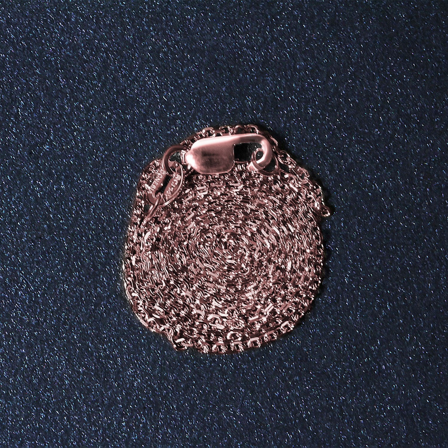 14k rose gold diamond cut cable link chain with modern design, perfect for layering or standalone elegance.