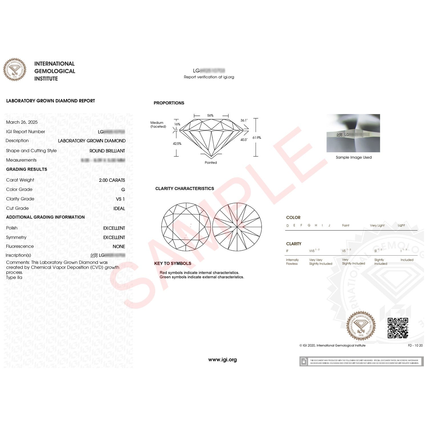 2 carat round lab-grown diamond solitaire ring in 10K white gold, showcasing timeless elegance and classic design.