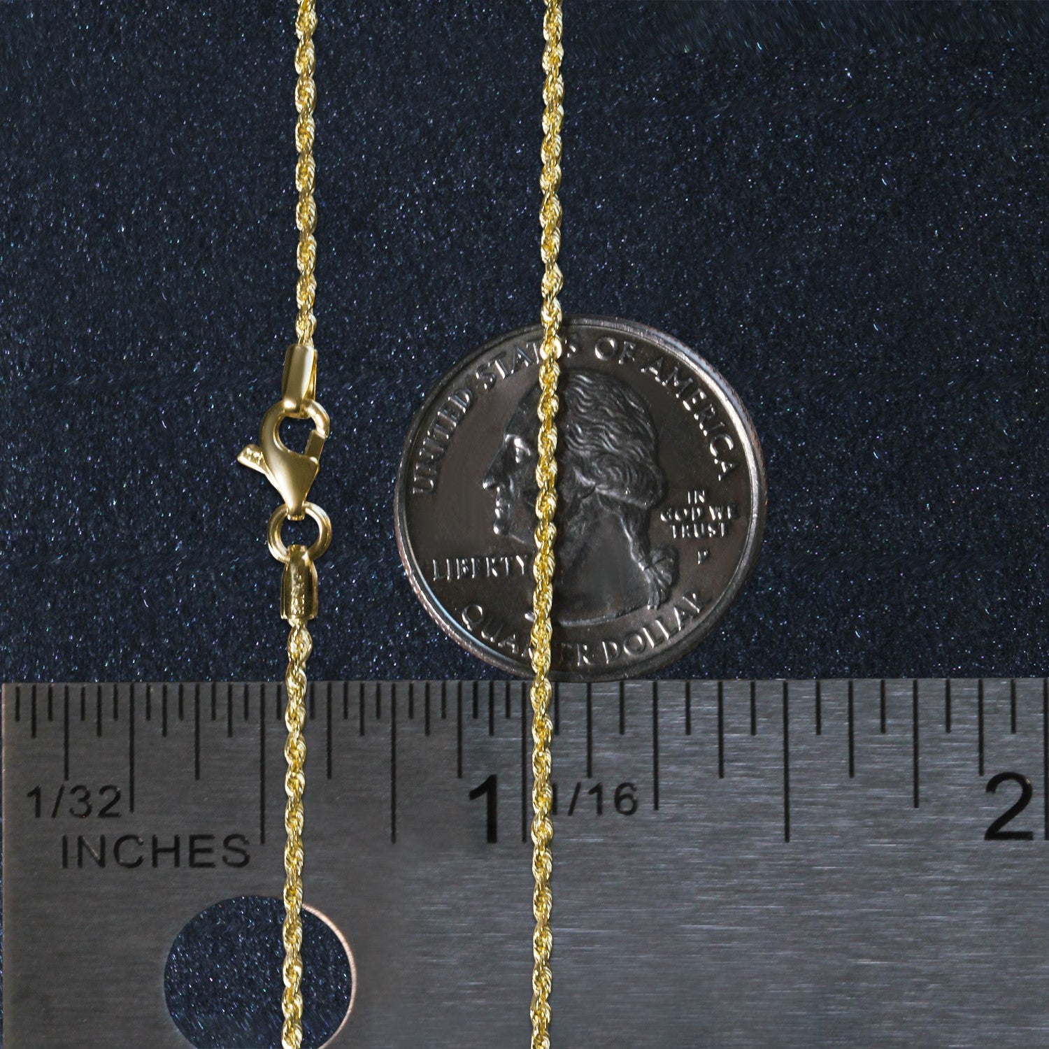 Elegant 10k yellow gold solid diamond cut rope chain, featuring a refined design and exquisite craftsmanship.