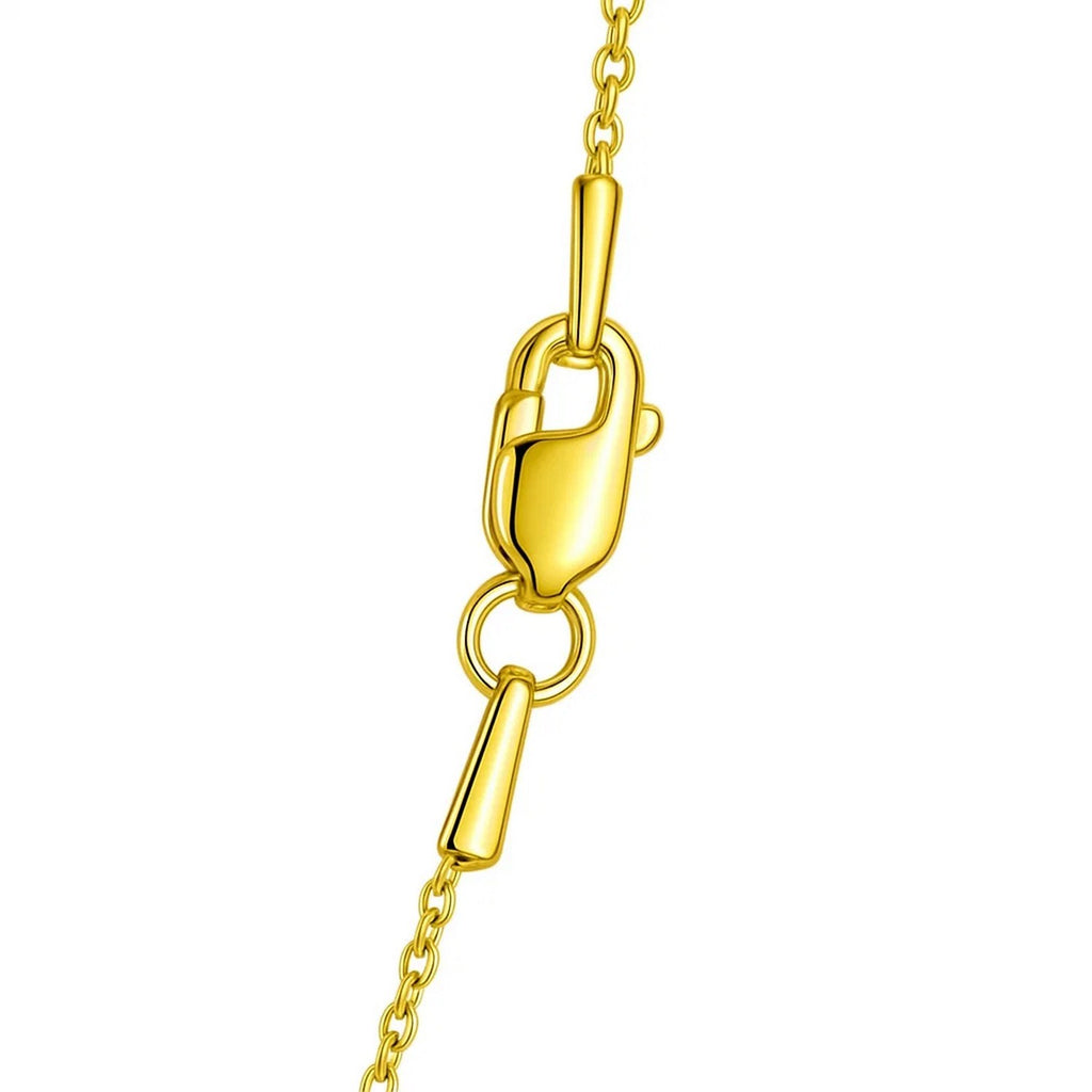Elegant 14k yellow gold round cable link chain, 1.1 mm, showcasing a luxurious and timeless design.