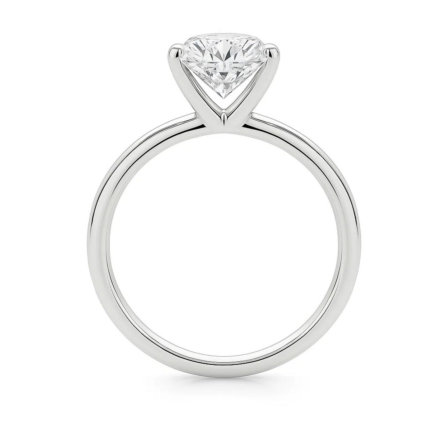 3 carat princess cut diamond solitaire ring in 10K white gold, showcasing modern elegance and timeless luxury.