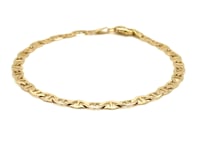 Bracelet-Chain "Anchor" in 14K Gold (4.50 mm)