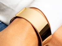 Bracelet with a Wide Designer Band in 14K Yellow Gold (24.60 mm)