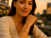 Одинарный браслет Mariner Link из жёлтого золота 14K (12.00 мм)