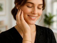 Браслет Mini Cube из жёлтого золота 14K (2.60 мм)
