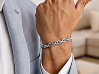 Ankarkedja i sterlingsilver (6,40 mm)