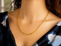 Цепочка из жёлтого золота 14K в виде скрепки (3.50 мм)